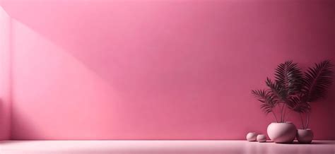 Premium Photo | Pink product backdrop