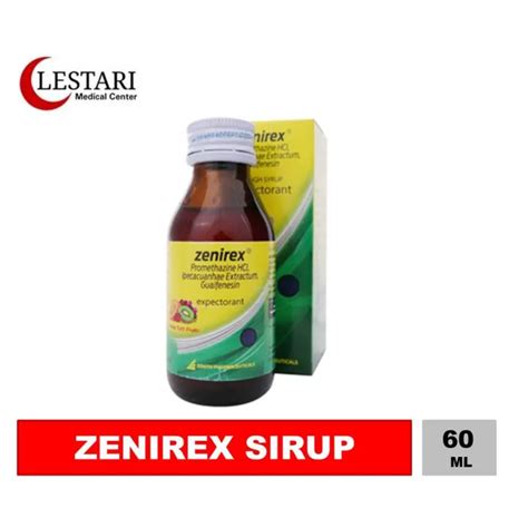 Zenirex Expectorant Syrup Ml Sirup Obat Batuk Berdahak Lazada