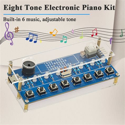 Single Chip Tone Electronic Piano Kit Piano Volume And Tone