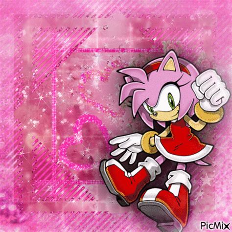 Amy Rose Free Animated  Picmix