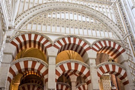 Mezquita Cathedral Architectural Details Stock Photo - Image of islamic ...