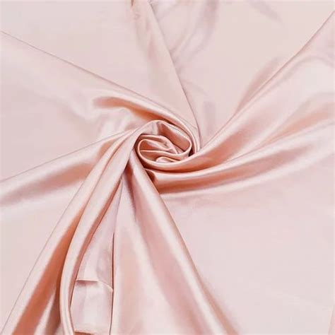 Plain Solids Peach Solid Poly Satin Fabric Pink At Rs 126 00 Meter