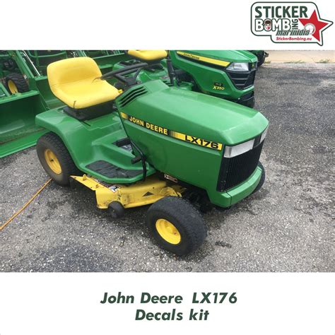 John Deere Lx176 Decals Kit Stickerbombingeu