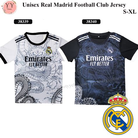 Baju Jersey Real Madrid Dragon Ltd Ed Corak Bercolar Graphic Design