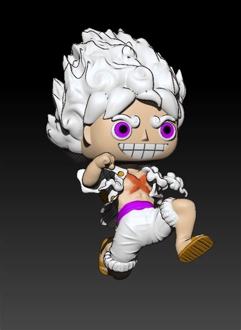 Archivo Stl Luffy Gear Funko Pop Dise O De Impresora D Para