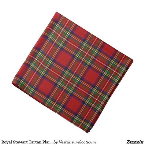 Royal Stewart Tartan Plaid Scottish Pattern Bandana Scottish Clan Tartans Scottish Clans Make