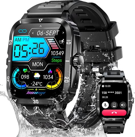 Reloj Inteligente Militar Para Hombre Atm Impermeable