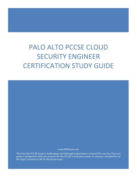 Ppt Palo Alto Pccse Cloud Security Engineer Certification Study Guide