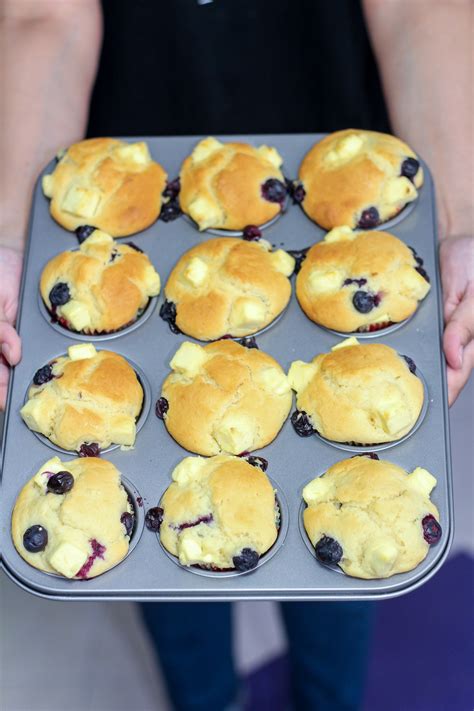 Soft Blueberry Cream Cheese Muffins - Maya Kitchenette