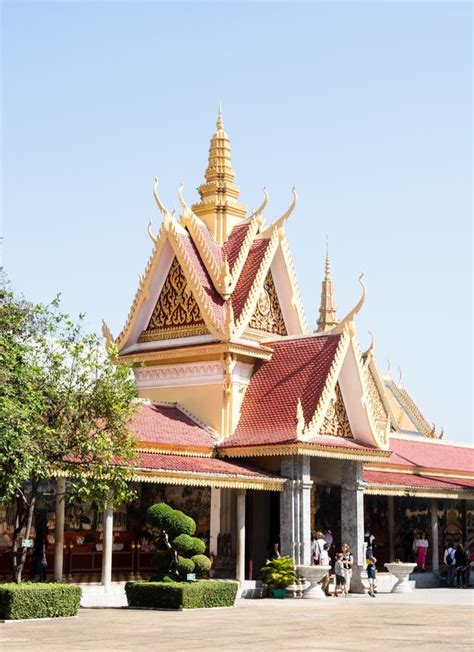 On The Grounds Of Silver Pagoda Complex A Buddhist Temple Inside The