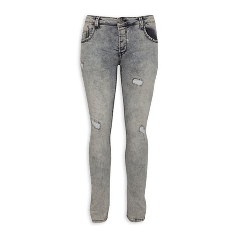 Grey Ripped Skinny Jeans (3112564) | Identity