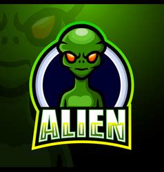 Ufo Mascot Esport Logo Design Royalty Free Vector Image