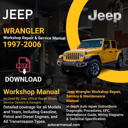 Jeep Cj Repair Manual Service Maintenance