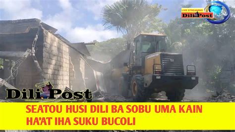 SEATOU Husi Dili Ba Sobu Uma Komunidade Ha At Iha Suku Bucoli YouTube