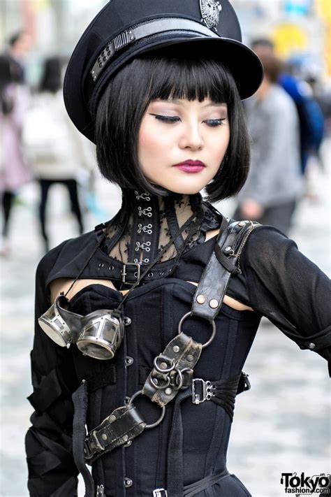 Japanese Steampunk Street Style W Ozz On Pure One Corset Works