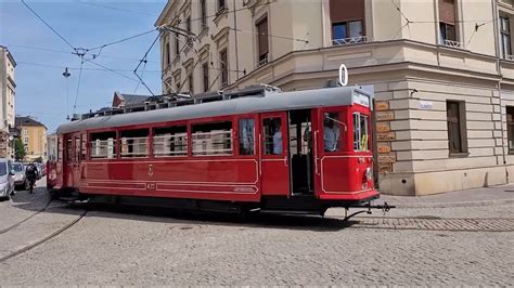 Historic trams in Krakow Historische Straßenbahnen in Krakau