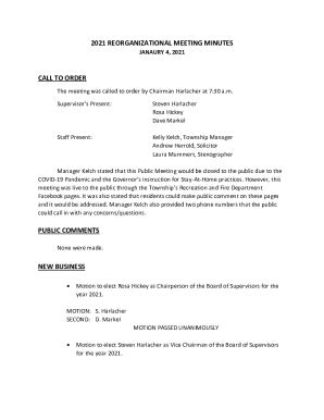 Fillable Online Township Supervisors Handbook Fax Email Print PdfFiller