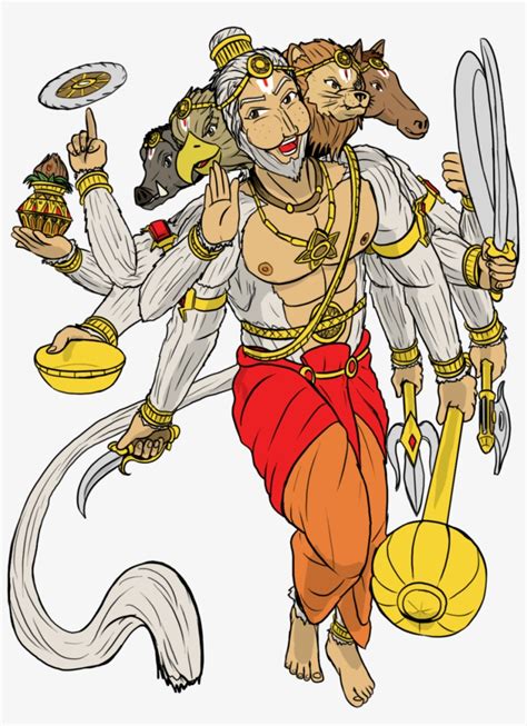 Hanuman Drawing Warrior Transparent PNG - 1024x1365 - Free Download on ...