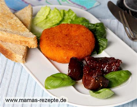 Panierter Camembert Aus Der Pfanne Mamas Rezepte Mit Bild Und