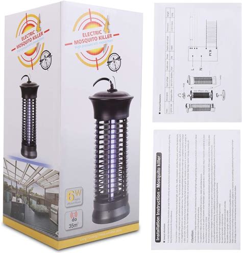 Micnaron Bug Zapper Lámpara Eléctrica Para Matar Insectos Para