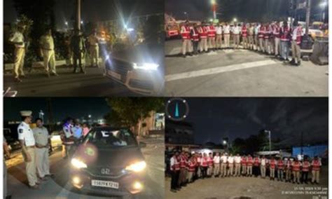 Cyberabad Traffic Police Arrest 349 For Drunk Driving