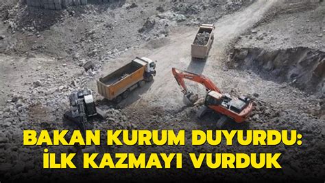 Bakan Kurum Duyurdu Lk Kazmay Vurduk