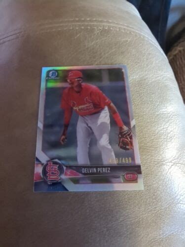 Bowman Chrome Prospects Refractor Delvin Perez Bcp Ebay