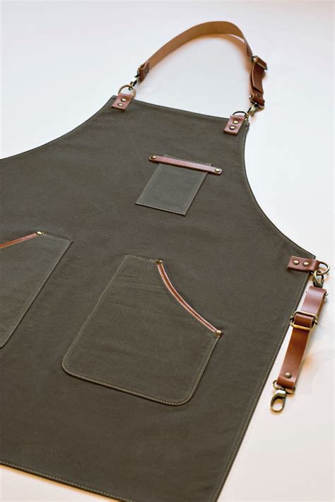 Handmade Leather Apron Barber Apron Barista Apron Aprons For Men