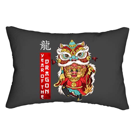 Chinese Zodiac Year Of The Dragon Chinese New Year 2024 Lumbar Pillows