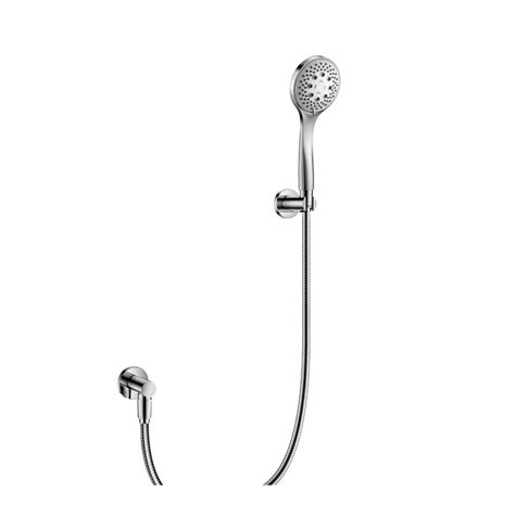 Shs Cp Hand Shower Set With Holder And Elbow Isenberg By Flusso