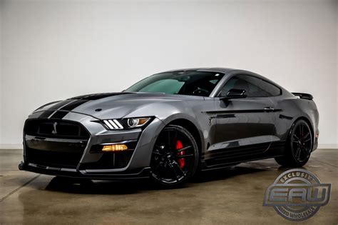 2021 Ford Mustang Shelby Gt500 3306 Miles Carbonized Gray Metallic 2dr Car Inter Used Ford