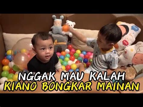 NGGAK MAU KALAH KIANO TEROBOS MAINAN BESAR KENZO ELDRAGO YouTube