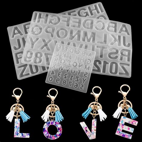 Silicone Letter Mold Epoxy Resin Letter Silicon Mold Resin Z