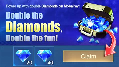 Double Your Diamonds Recharge In Mobapay And Claim Free Diamonds