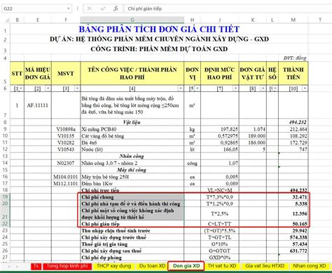 Mẫu tổng hợp kinh phí xây dựng mới nhất theo Thông tư số 02 2020 TT BXD