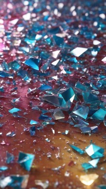 Premium AI Image | Shattered glass texture