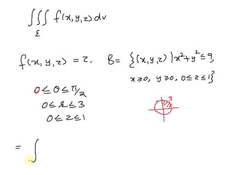 Solved Texts In The Following Exercises The Triple Integrals Are