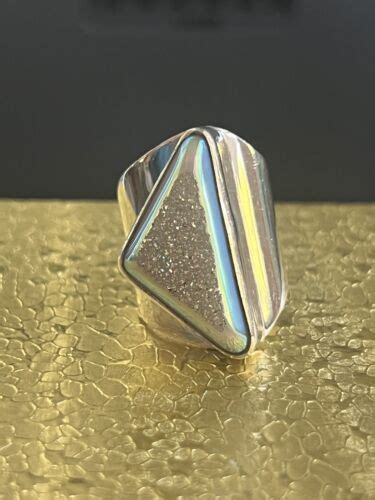 Silver Ring MCM Modernist Sterling Gem