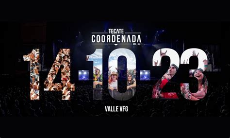 Tecate Coordenada Lineup Boletos Sede Y M S