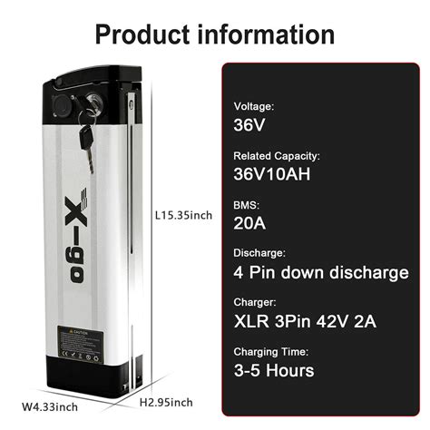 X Go 36v 10ah 250w 350w Lithium Battery Li Ion E Bike Electric Bicycle 36 Volts Ebay