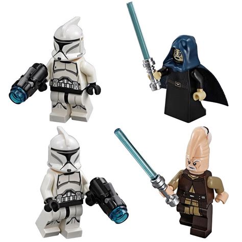 Лего Конструктор LEGO Star Wars 75206 Боевой набор джедаев и клонов ...