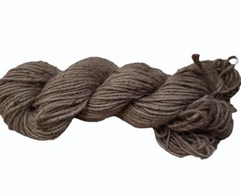 Brown Ring Spun 3 Ply Raw Jute Yarn For Weaving Count 40 At Rs 100