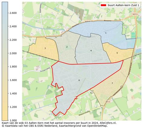 Buurt Aalten Kern Zuid 1 Gemeente Aalten In Cijfers En Grafieken