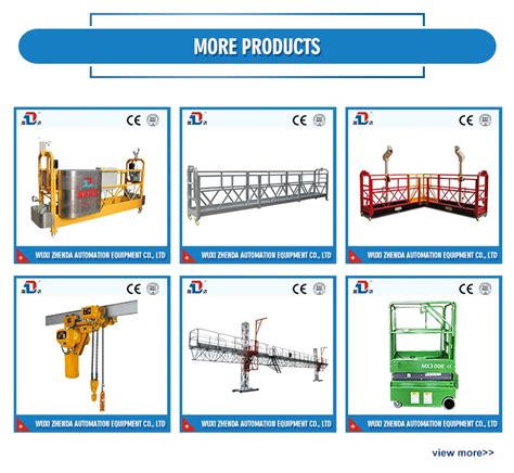 New Building Maintenance Gondola Lift Construction Gondola With ...