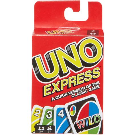 Mattel Games Uno Express A Quick Version Of The Classic Game