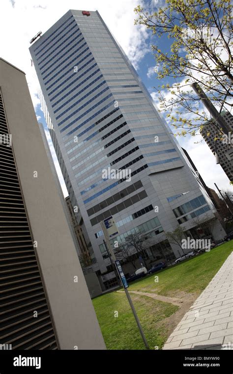 Modern buildings in downtown - Montreal - Quebec - Canada Stock Photo ...