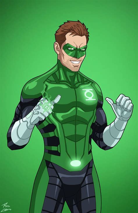 Green Lantern Hal Jordan Earth 27 Commission By Phil Cho On