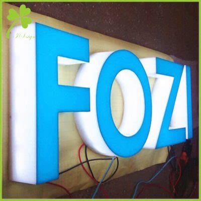 Acrylic Sign With Vinyl Lettering Custom Side Lit Letters | IS LED SIGN