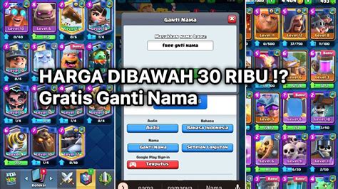 Jual Akun Clash Royale Murah Ga Sampe K Kartu Lengkap Emote