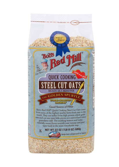 Bob S Red Mill Whole Grain Steel Cut Oats Cereal 22 Oz Walmart